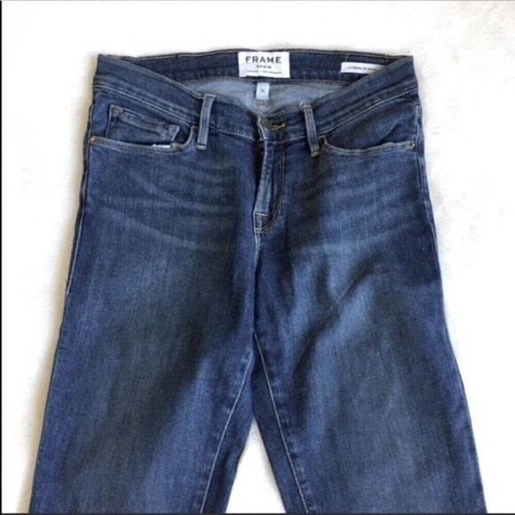 FRAME Denim Le Skinny‎ de Jeanne Jeans 26 Winter High Waist High Boots Comfy - Picture 8 of 12
